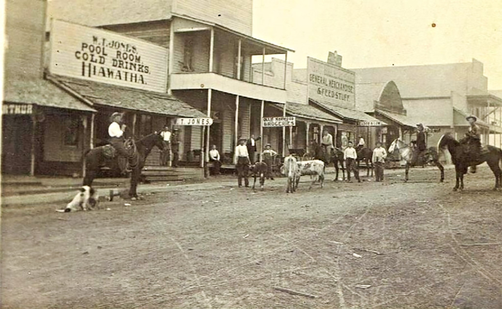 From 1909, another postcard straight from Bronson, Texas
