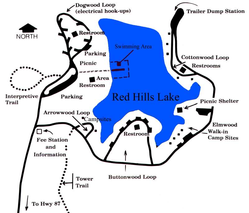 Sabine National Forest - Red Hills Lake