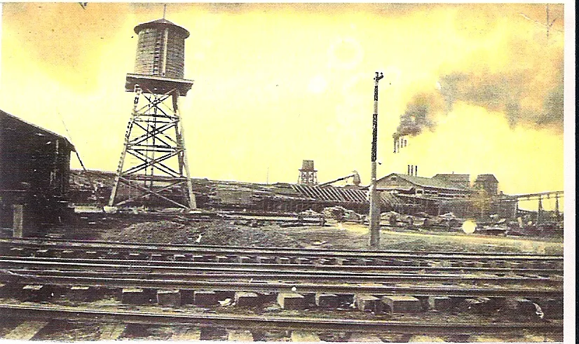 Peavy Wilson Lumber Company mill located at Peason, La. (Robertson Collection)