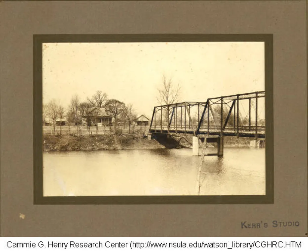 Pratt bridge over Cane River