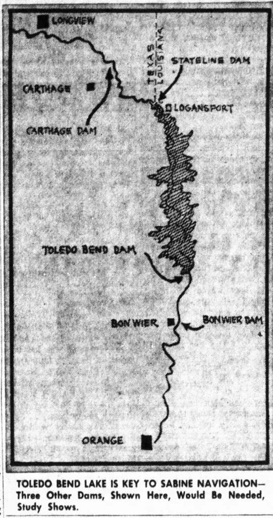 Proposed dams