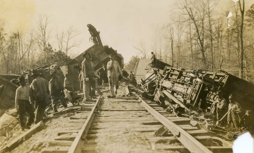 Train wreck in Zwolle, Louisiana