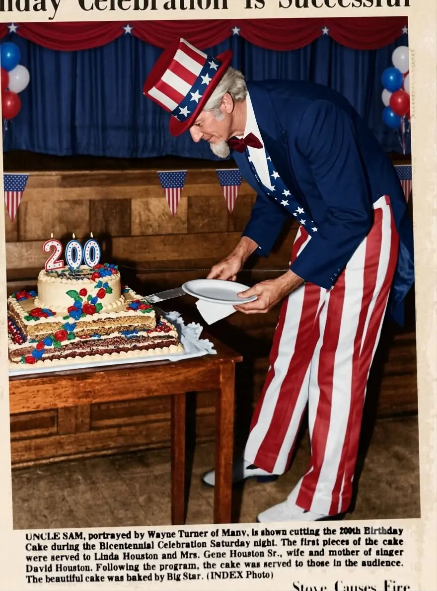 Photograph from the Facebook post “Bicentennial in Sabine.”