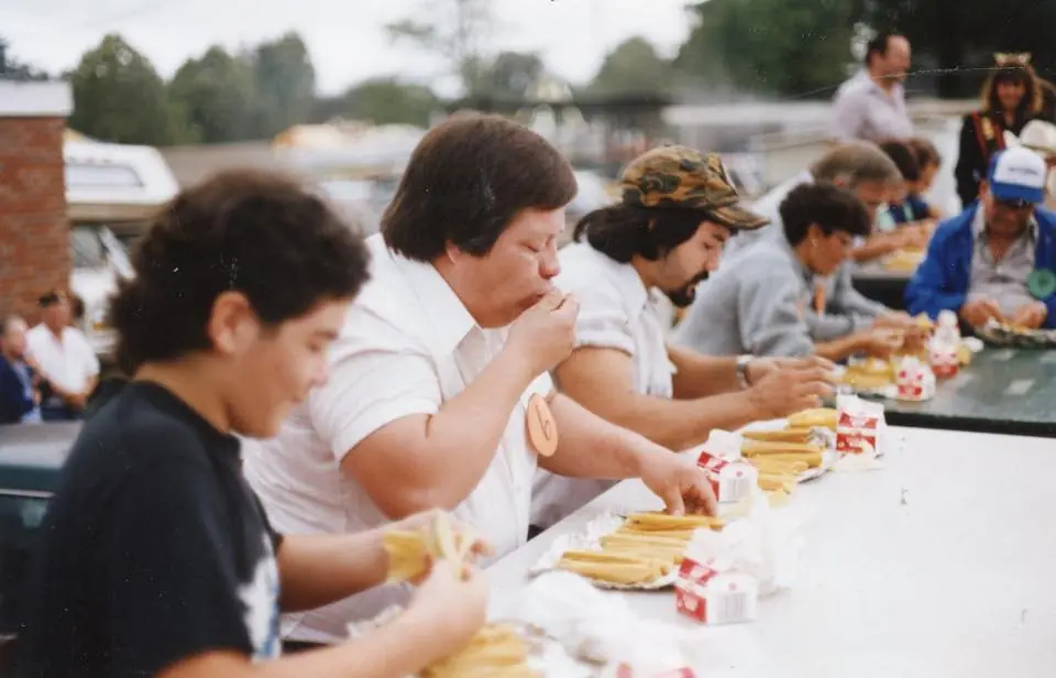 Photograph from the Facebook post “Tamale Fiesta 1990s”