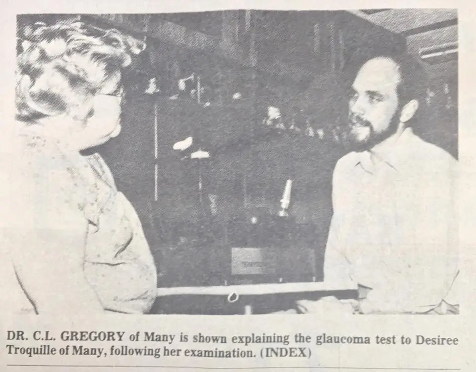 Photograph from the Facebook post “Dr Gregory!”