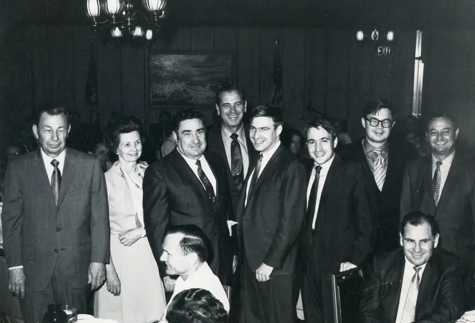 Photograph from the Facebook post “Not sure who is in any of these pix except Mrs Johnnie Belle Vandegaer is in the one…”