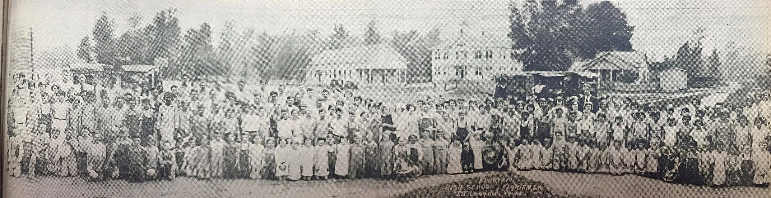 Photograph from the Facebook post “Florien High 1928.”