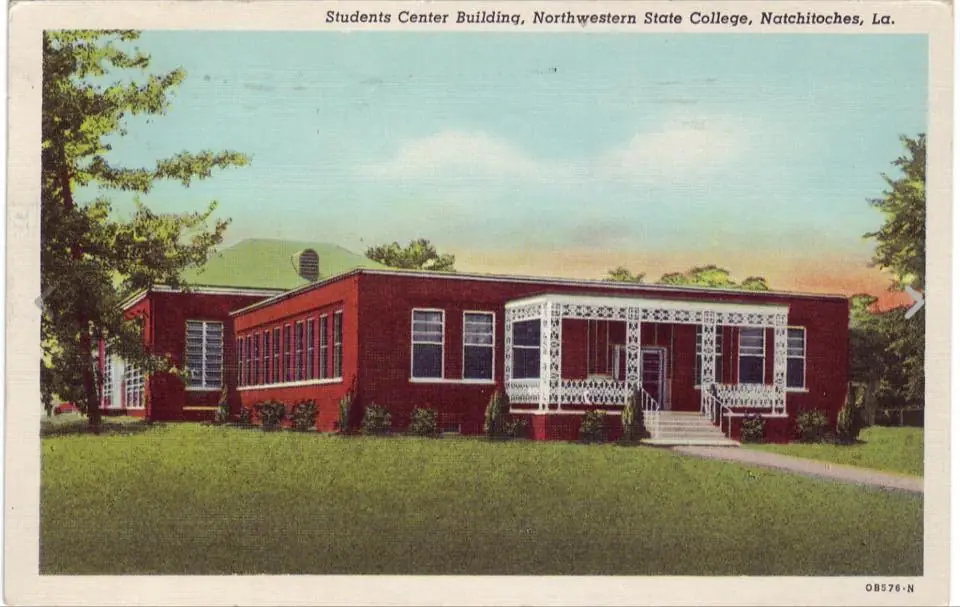 Photograph from the Facebook post “Natchitoches postcard from 1950.”