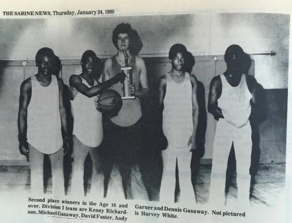 Photograph from the Facebook post “1980 Jaycees basketball”