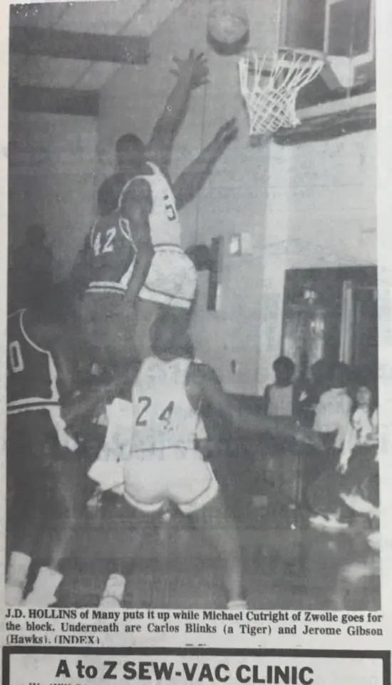 Photograph from the Facebook post “1984 basketball”
