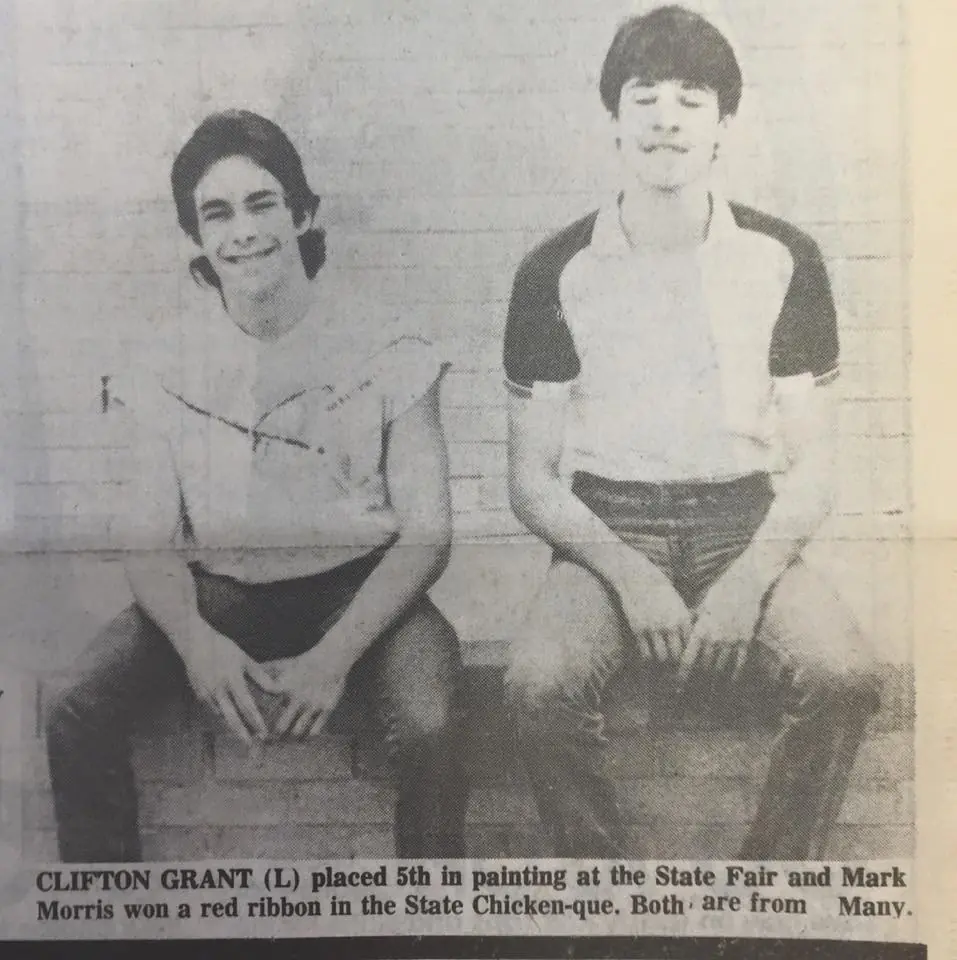 Photograph from the Facebook post “Advancements to State Fair 1984”