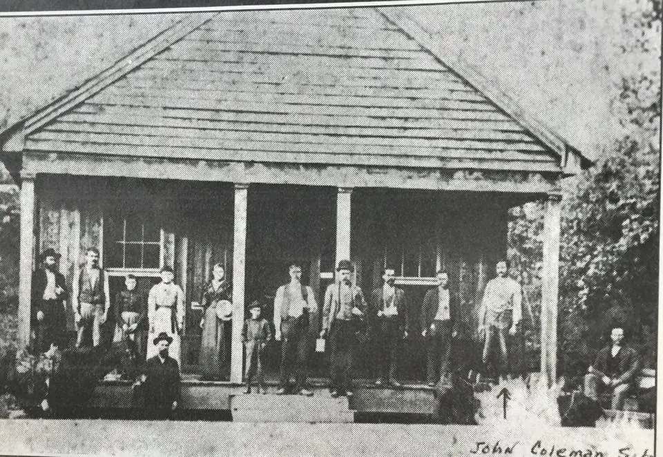 Photograph from the Facebook post “Sibley farm late 1800s”