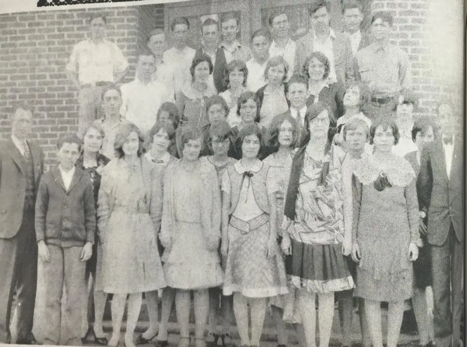 Photograph from the Facebook post “MHS class of 1930.”