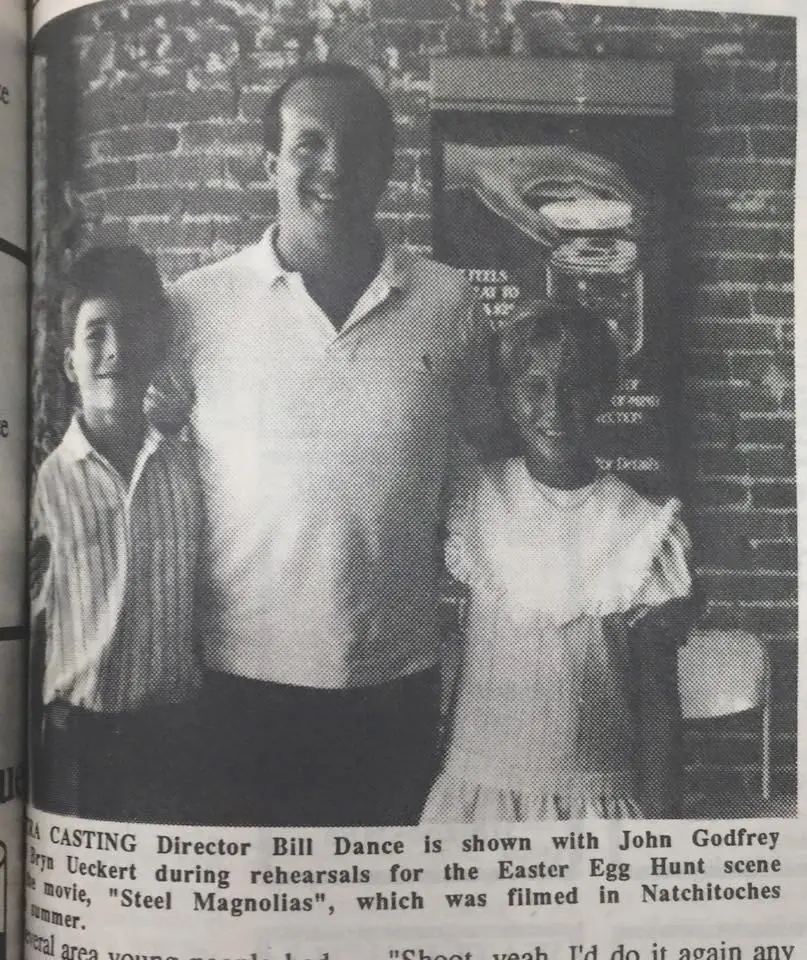 Photograph from the Facebook post “Locals in Steel Magnolias in 1988”