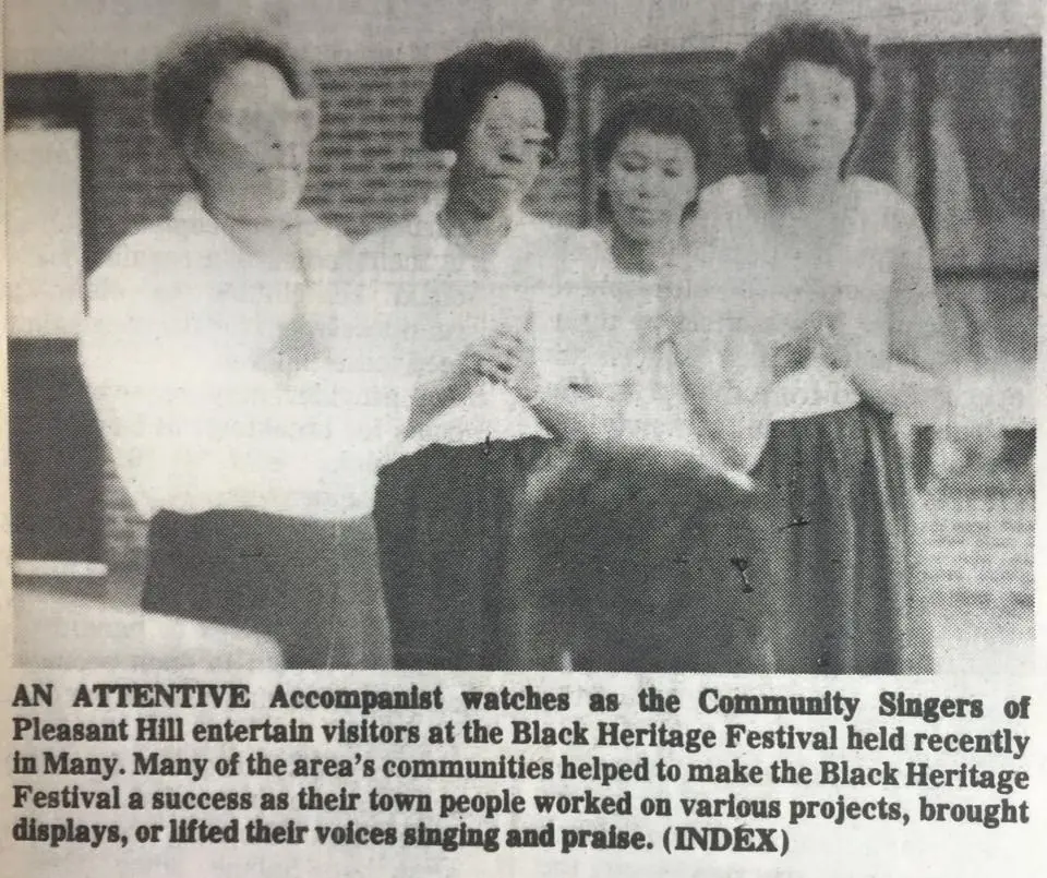Photograph from the Facebook post “1987, Black Heritage Festival”