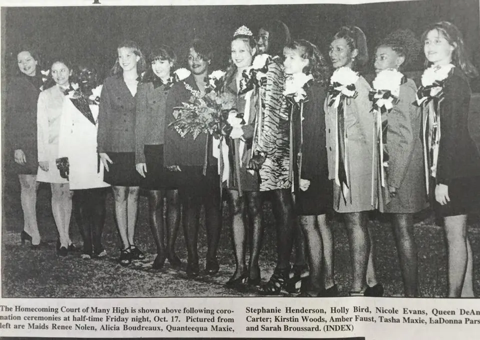Photograph from the Facebook post “More 1997 homecoming”