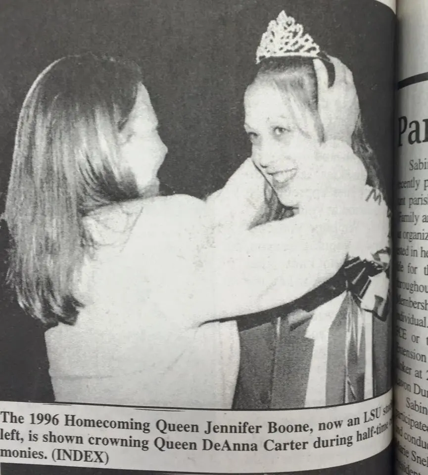 Photograph from the Facebook post “And a little more Homecoming 1997”