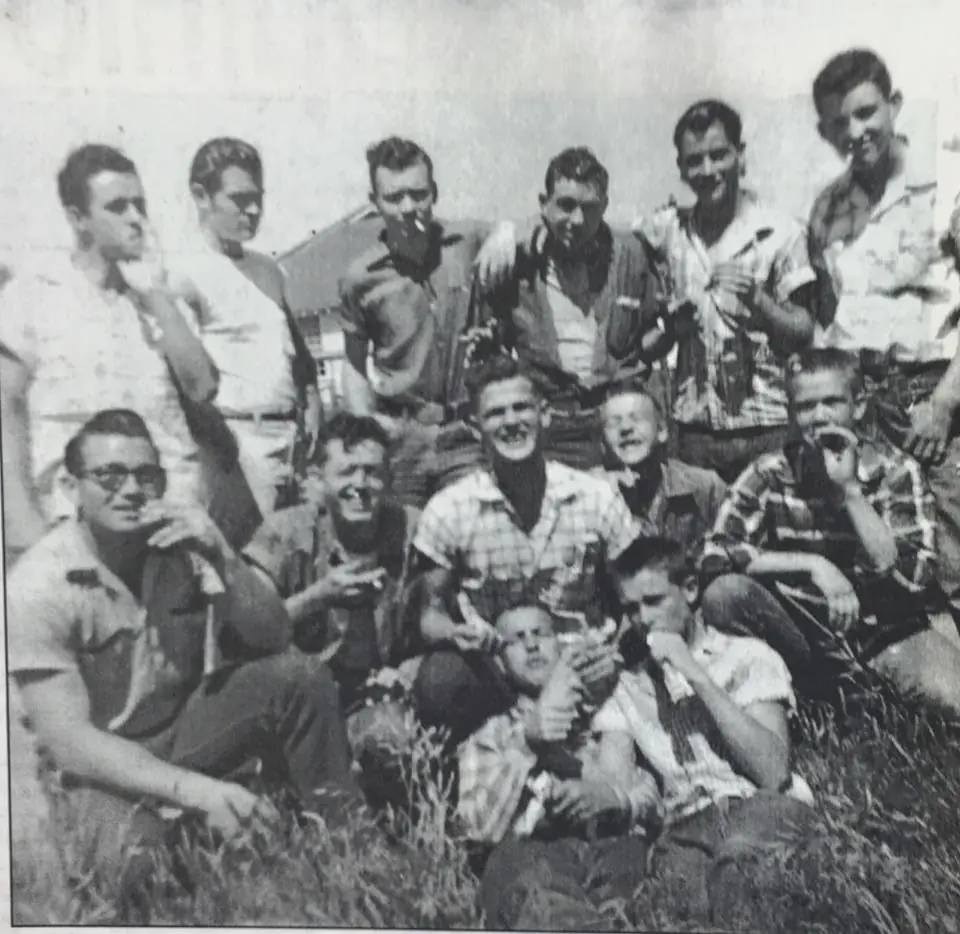 Photograph from the Facebook post “1958 Oak Grove students.”