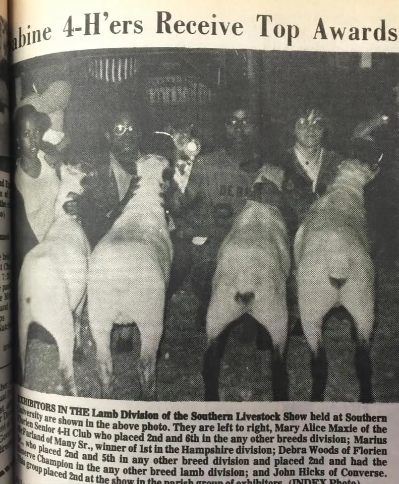 Photograph from the Facebook post “4H 1975”