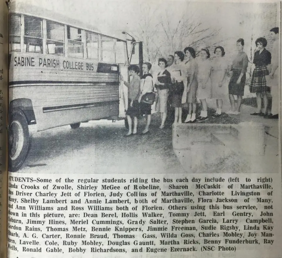 Photograph from the Facebook post “Riding the bus...”