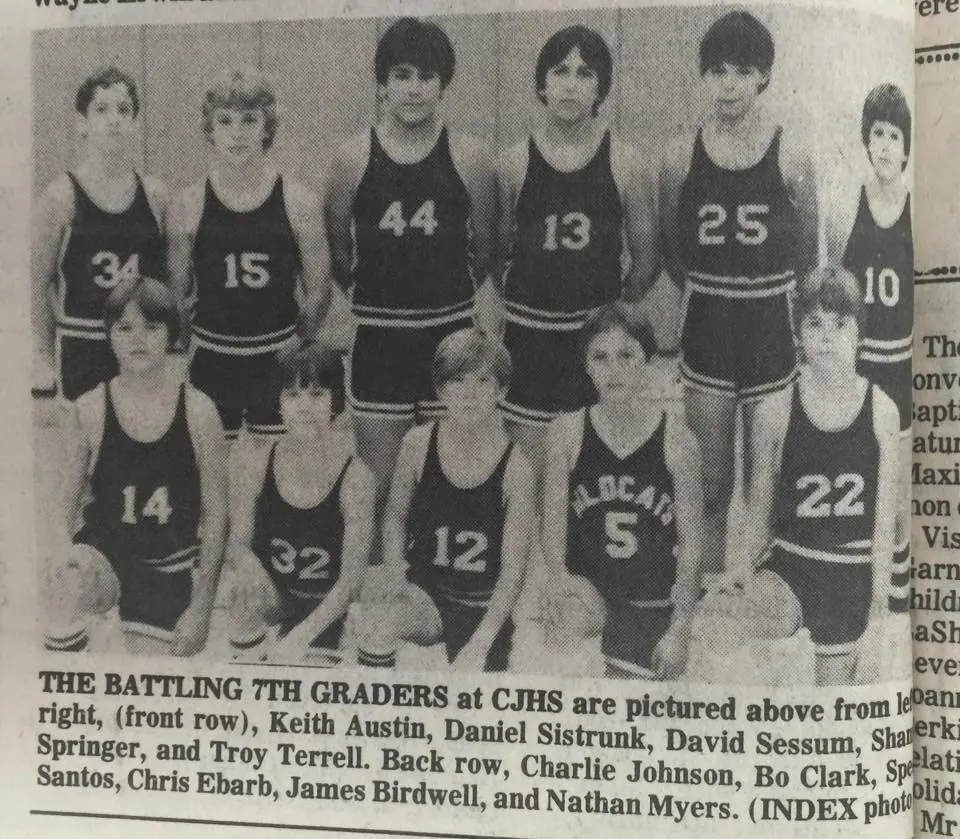 Photograph from the Facebook post “1980s I think.”