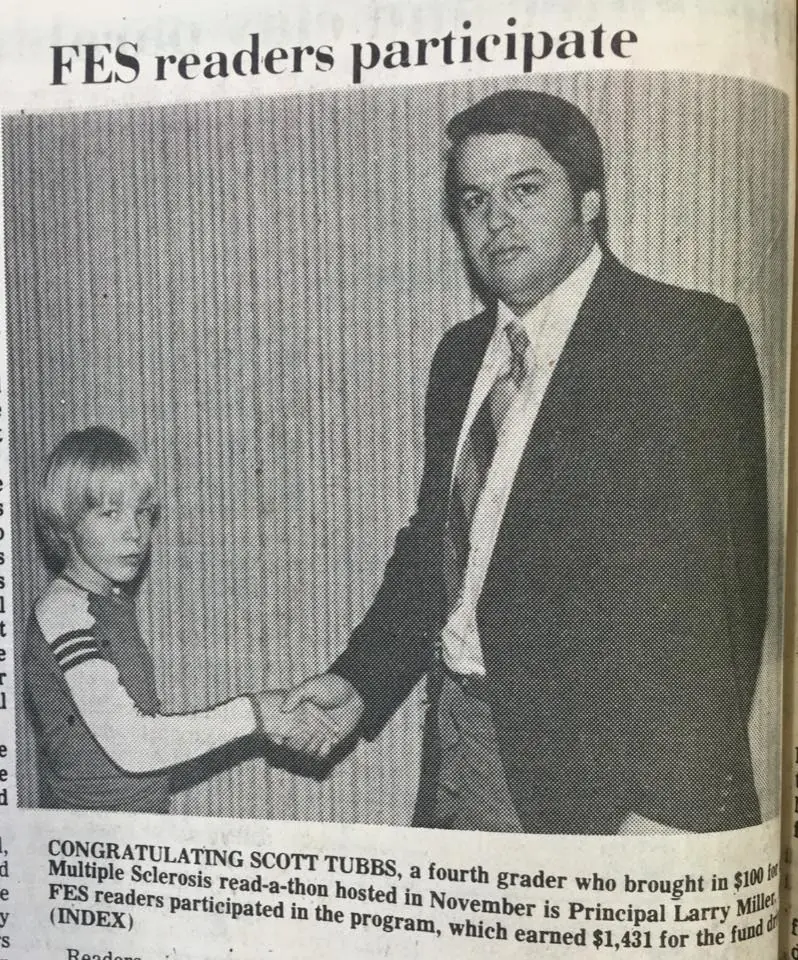 Photograph from the Facebook post “Some random 1981 pix from The Sabine Index”