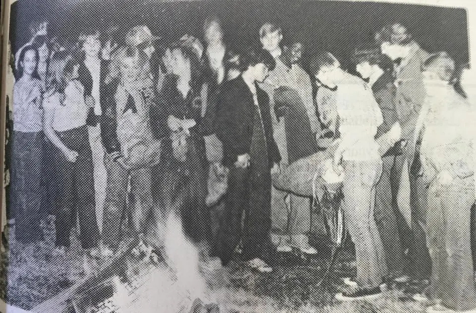 Photograph from the Facebook post “Florien homecoming 1981”