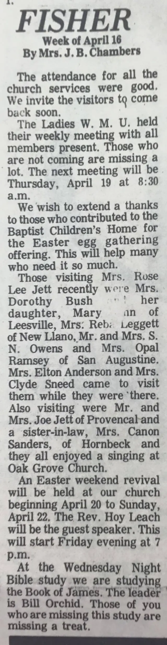 Photograph from the Facebook post “Misc 1973”