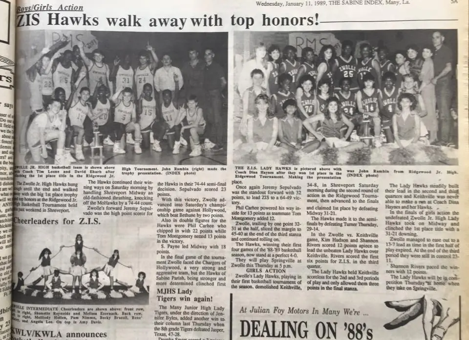 Photograph from the Facebook post “1989 sports”