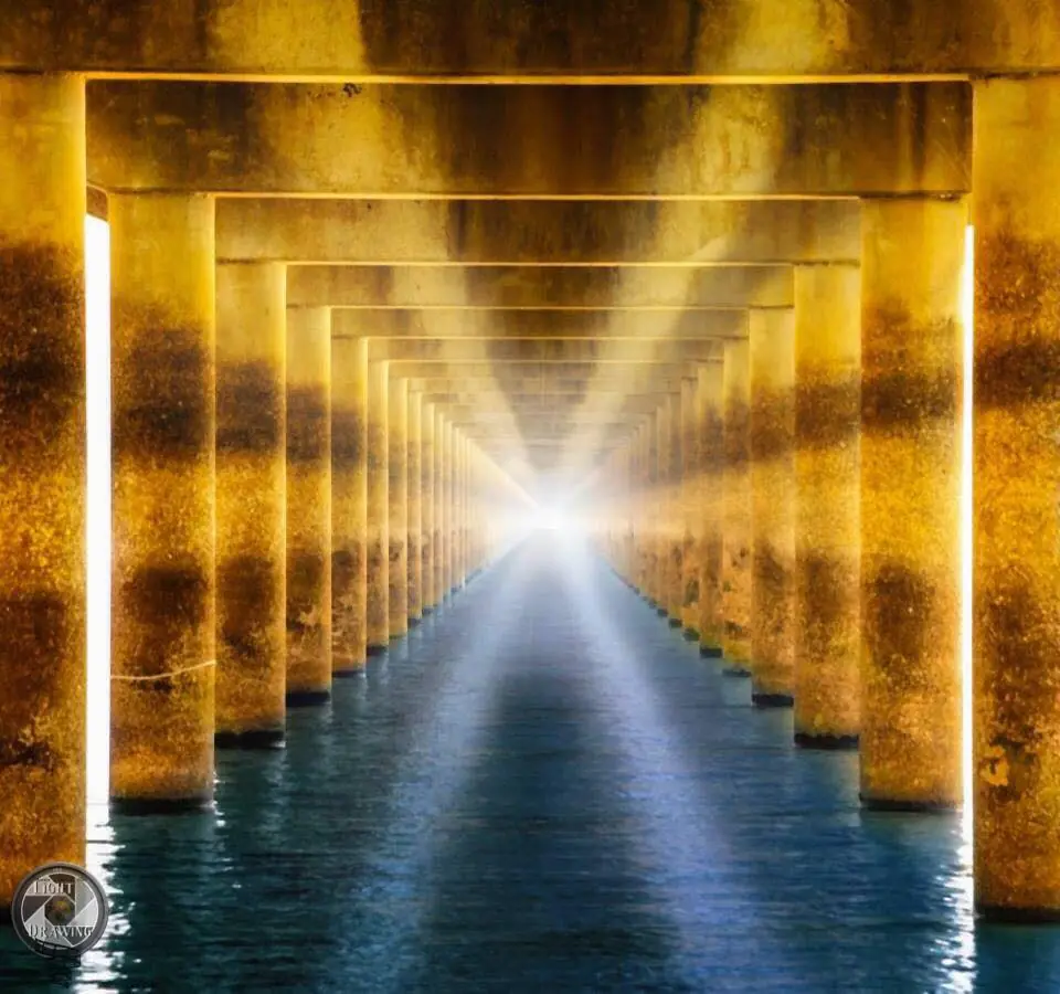 Photograph from the Facebook post “Photo I took under Pendleton Bridge on Toledo Bend, about three years ago.”