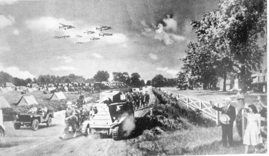 Photograph from the Facebook post “World War 2 Maneuvers at Peason in Sabine Parish.”