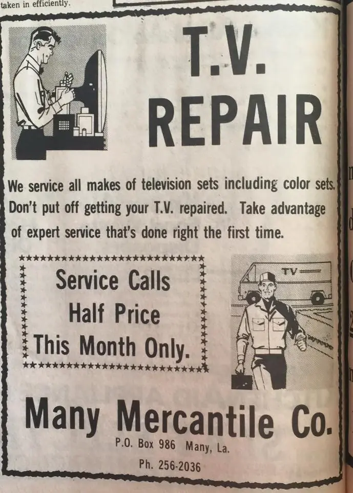 Photograph from the Facebook post “Some 73 ads”