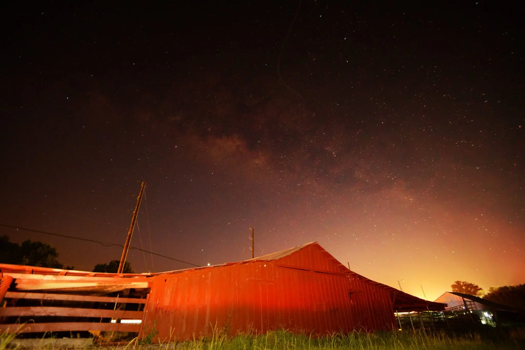 Photograph from the Facebook post “Under the Milky Way.”