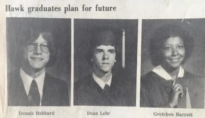 Photograph from the Facebook post “Zwolle High Class of 78”