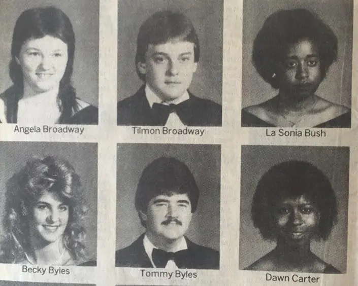 Photograph from the Facebook post “Many High Class of 1985”