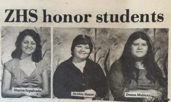 Photograph from the Facebook post “1981 Zwolle, Converse, Pleasant Hill graduates”
