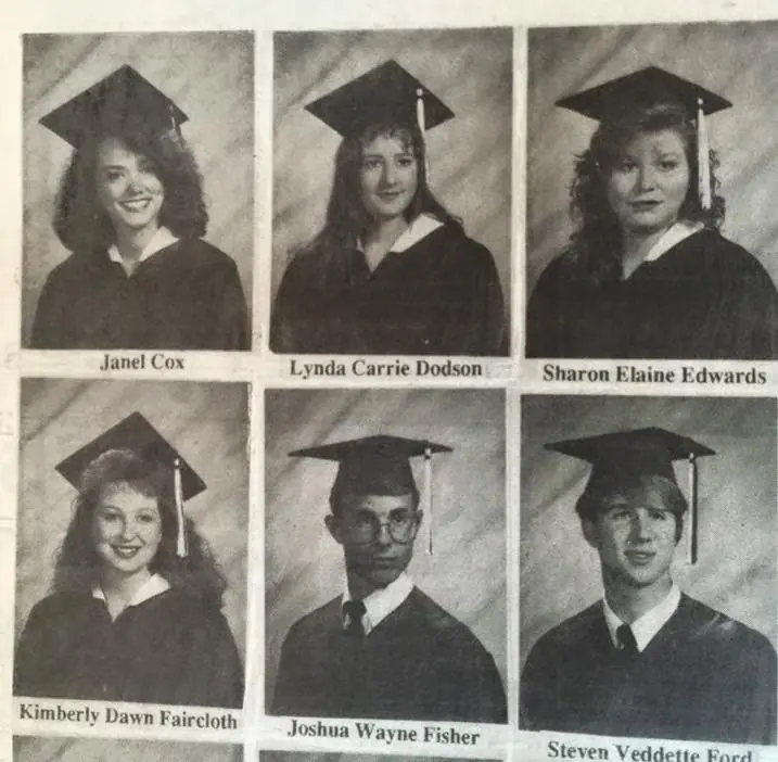 Photograph from the Facebook post “Converse, Ebarb, Pleasant Hill grads of 1993”