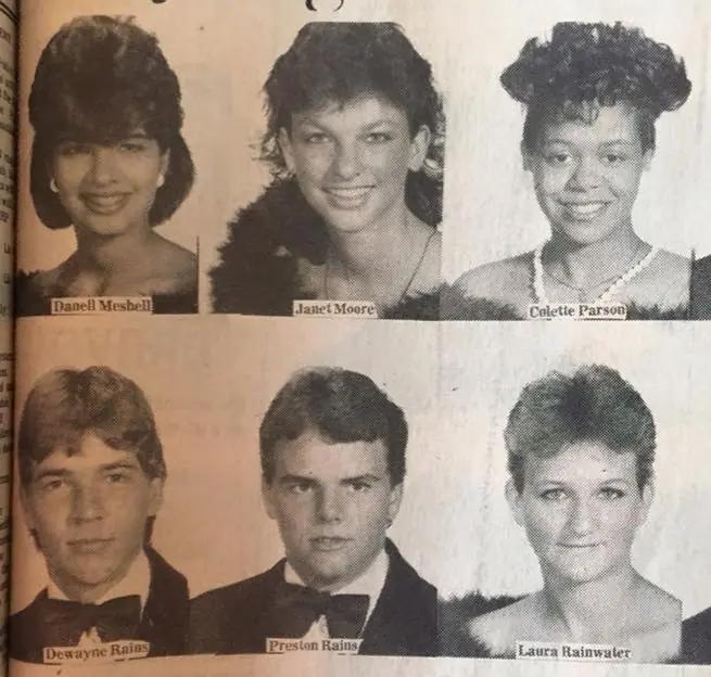 Photograph from the Facebook post “Many High Class of 87”