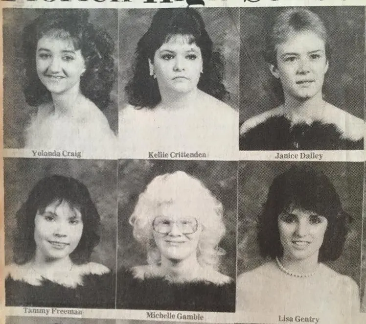 Photograph from the Facebook post “Florien High 1987 graduates #florienhighclassof87”