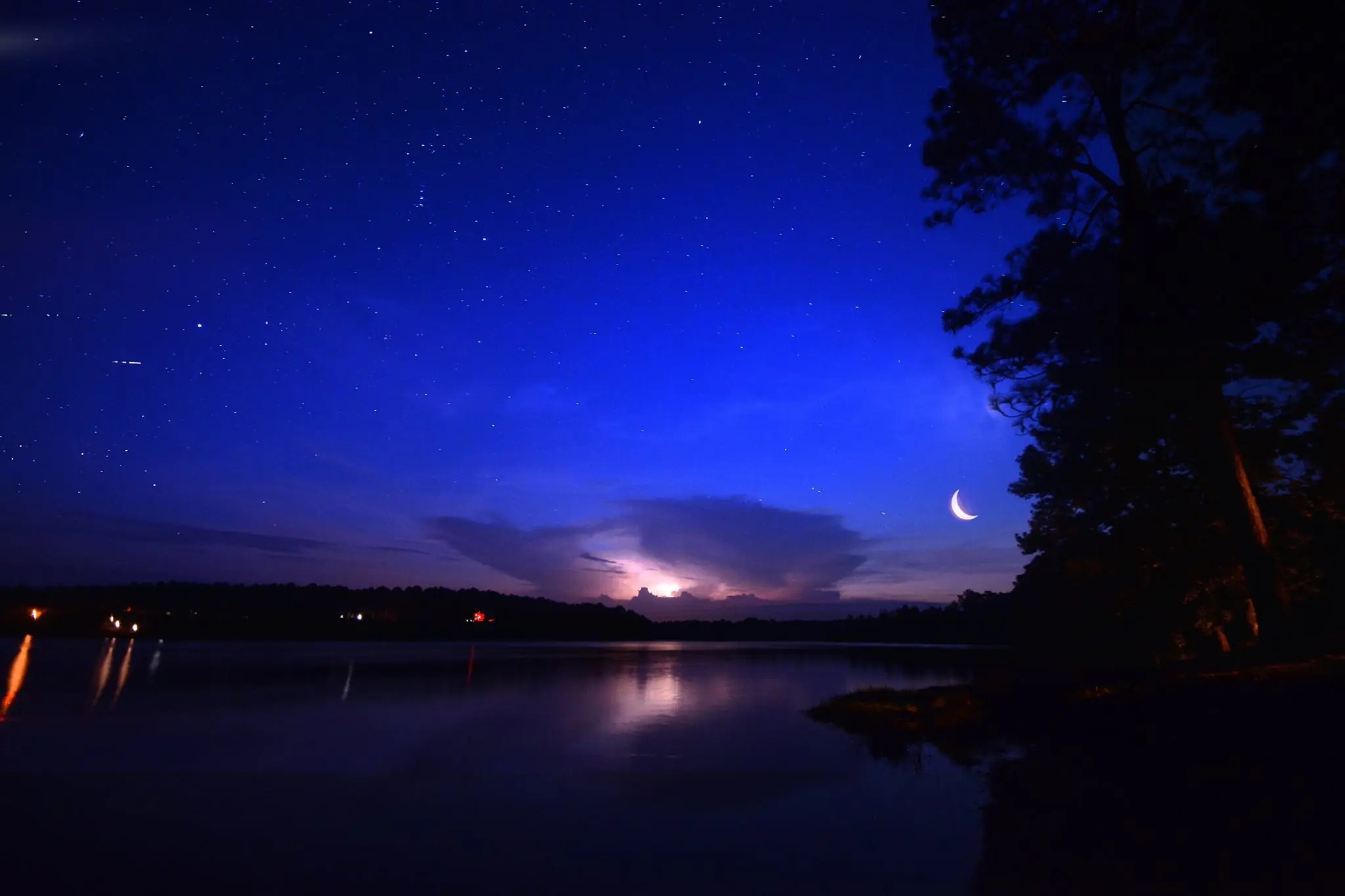 Photograph from the Facebook post “This photo taken by my daughter at Hodges Gardens early this morning.”