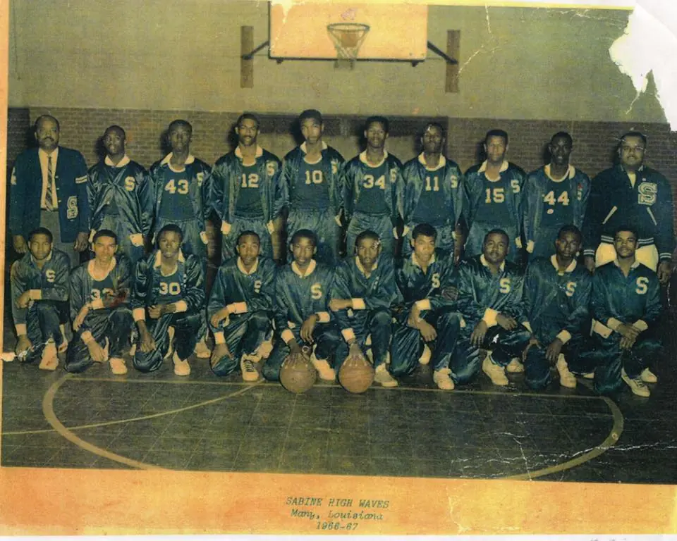 Photograph from the Facebook post “Sabine High Waves, 1966-67.”