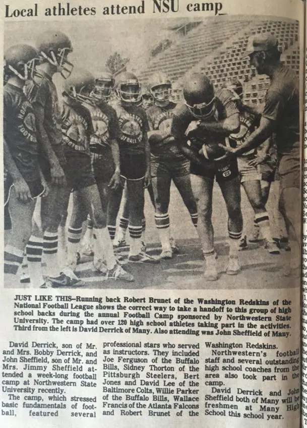 Photograph from the Facebook post “#1978NSUFootball”