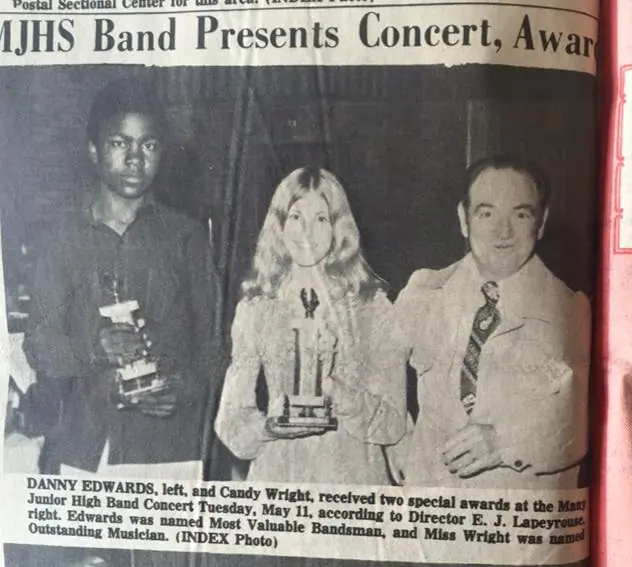 Photograph from the Facebook post “Many High Band, 1976”