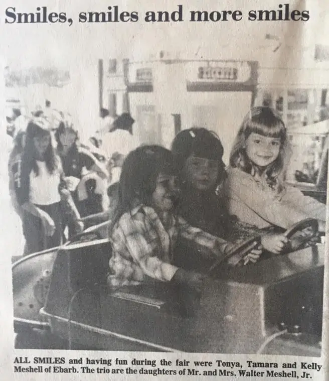 Photograph from the Facebook post “Fair fun, 1983 #SabineParishFair1983”