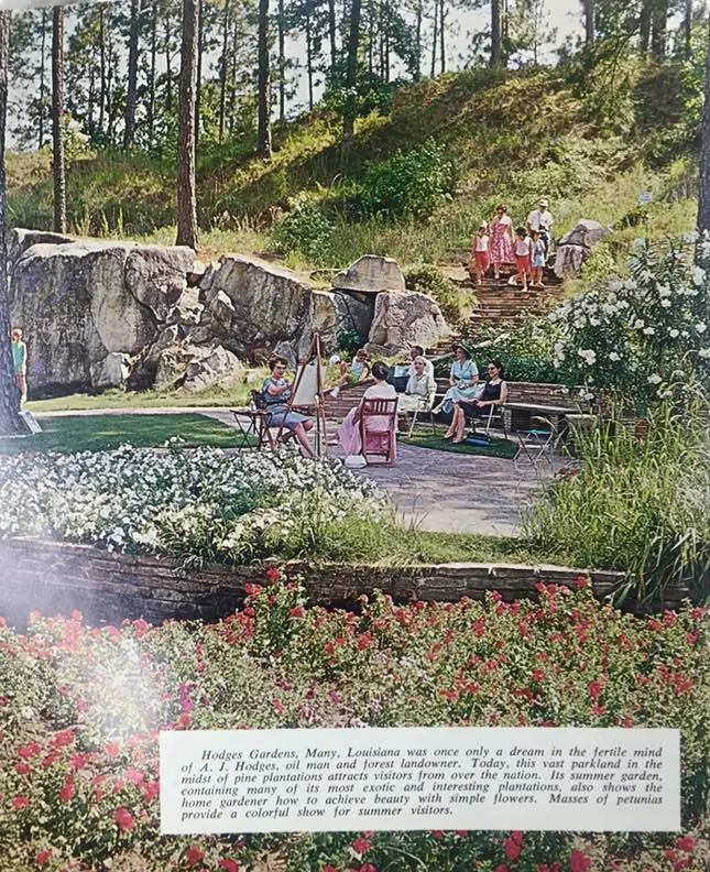 Photograph from the Facebook post “Hodges Gardens, 1960s”