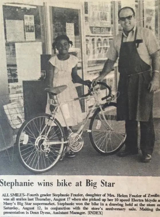 Photograph from the Facebook post “I'll bet this girl was thrilled over her good fortune!”