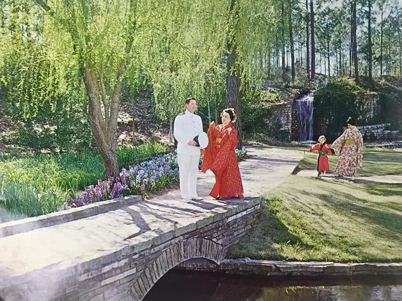Photograph from the Facebook post “Hodges Gardens, 1960s”