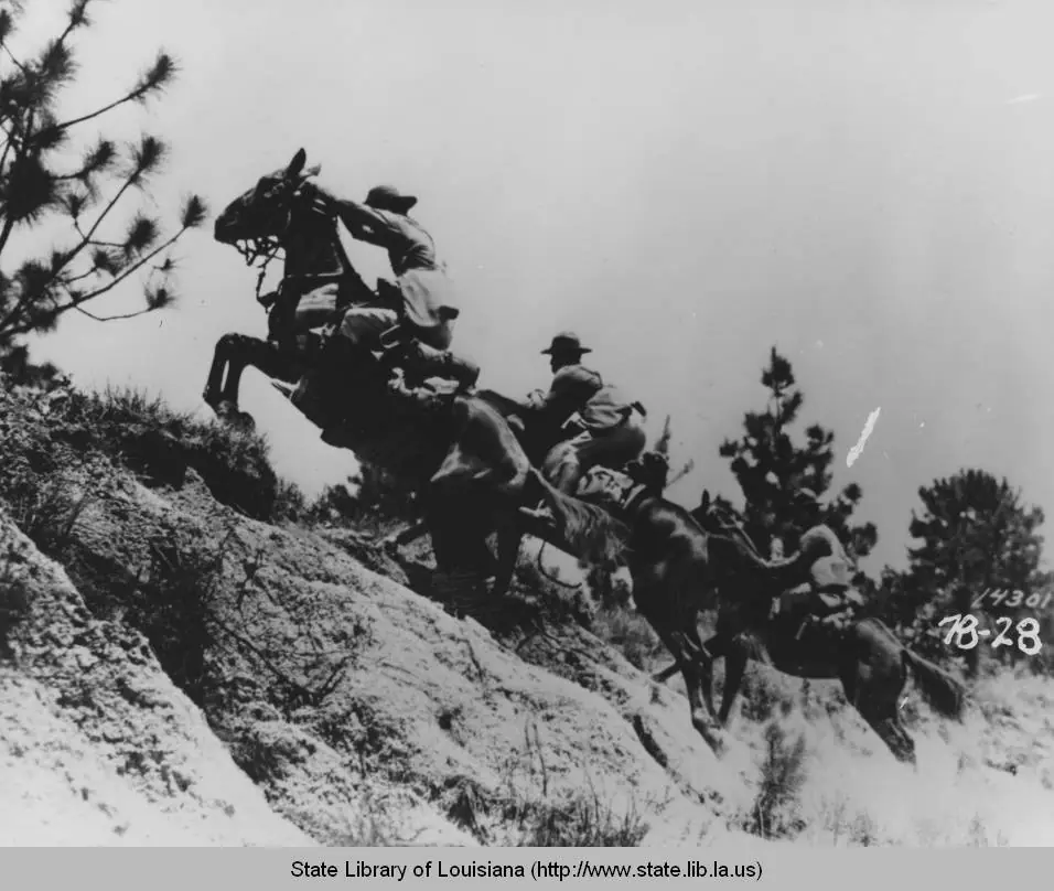 Photograph from the Facebook post “1940, Third Army Maneuvers.”