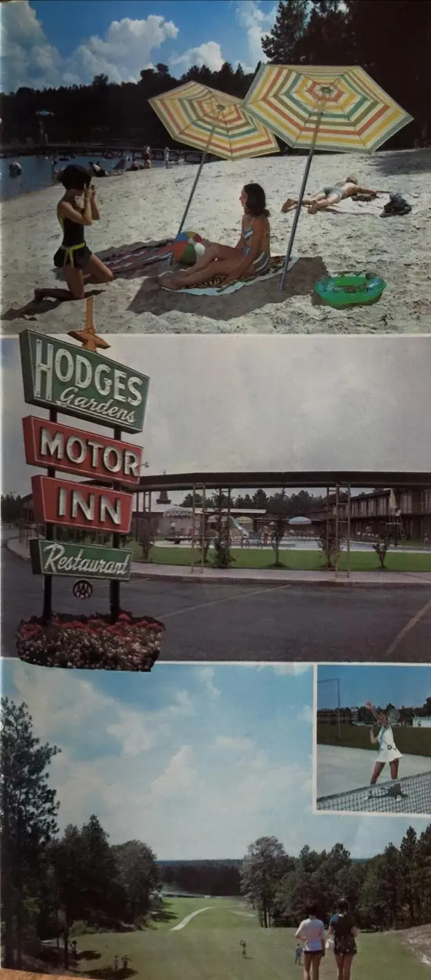 Photograph from the Facebook post “By request, more info and pix on Hodges Gardens Motor Inn.”