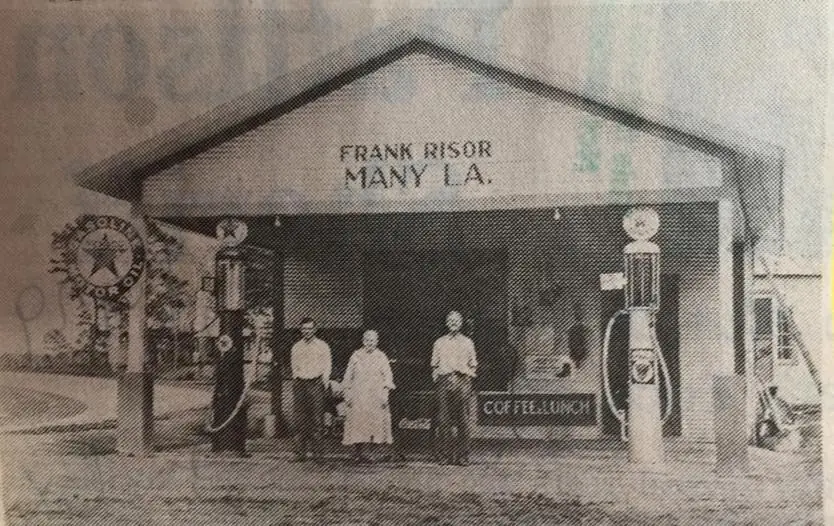 Photograph from the Facebook post “Frank Risor Station in Many.”